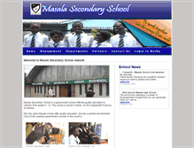 Tablet Screenshot of masalasecondaryschool.com